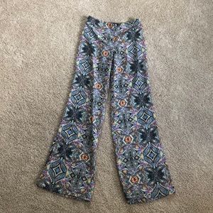 Earthbound flare pants